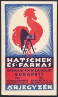 1928 Budapest, Hatschek és Farkas Fényképészeti Szaküzletének ... - Non Classés