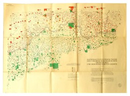 1942 Bp., A Szlovák-magyar Határ Nemzetiségi  Megoszlása, Magyar Földrajzi... - Autres & Non Classés