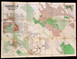 Cca 1933 Ortutay Pál-Pápay D.: GödöllÅ‘ Nagyközség Térképe.... - Autres & Non Classés