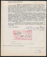 1928 Vitéz Bornemissza Bódog M. Kir. FolyamÅ‘r Kapitány Folyamodványa A Dunai... - Andere & Zonder Classificatie