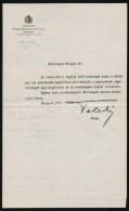 1917 Bp., Az Országos Hadigondozó Hivatal által A FÅ‘ispánnak Címzett... - Andere & Zonder Classificatie