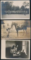 Cca 1905-1910 6 Db Katonai Fotó, Kitüntetések. Fotólapok + 1 Db - Autres & Non Classés