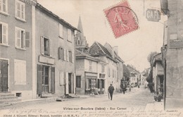 38 VIRIEU-sur-BOURBRE  -Rue Carnot     TB PLAN   PAS COURANT - Virieu
