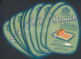 Cca 1930 Brauch Gyógysonka Címkéje 10 Db, Mind Szép állapotban / 10 Ham Labels... - Publicidad