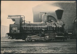 Cca 1930  A Ganz Gyár Mozdonyának Fotója, 12x17 Cm - Autres & Non Classés