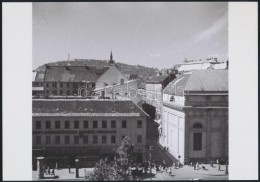 Cca 1965 Budapest, Tanács Körút, 2 Db Vintage Negatívról Készült Mai... - Autres & Non Classés