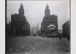 Cca 1910 Budapest, Kígyó Tér, Az északi Klotild Palota ElÅ‘tt Kupolás... - Autres & Non Classés