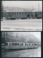Cca 1960-1970 Linzbauer Tamás: Budapesti Villamosok, 5 Db Fotó, Több Jelzéssel, 9x14 Cm... - Autres & Non Classés