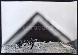 Cca 1960-1970 Névtelen Piramis, A Hátoldalán Feliratozott, MÅ±vészfotó, 27x40... - Autres & Non Classés