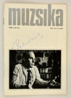 1978 A Muzsika C. Magazin Egy Száma, Benne Számos Operaénekes és Karmester... - Autres & Non Classés