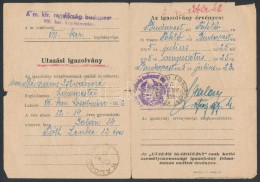 1945 Bp., M. Kir. RendÅ‘rség VIII. Kerületi Kapitánysága által... - Non Classés