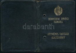 1938 A Debreceni Orvosi Kamara Fényképes Tagsági Igazolványa Róth Ödön... - Non Classés