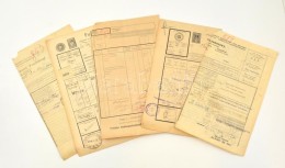 Cca 1920-1930 5 Db Nemzetközi Fuvatlevél / 5 International Bills Of Freight - Non Classés