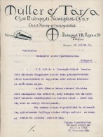 1910 Bp., Müller és Társa ElsÅ‘ Budapesti Nadrágtartó Gyár Díszes... - Non Classés