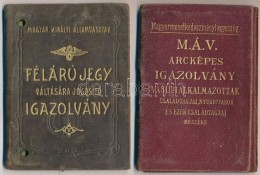 1907, 1935 Magyar Királyi Államvasutak által Kiállított 2 Db... - Non Classés