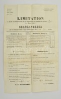 1858 Kaposvár, Hús- és Süteményárak Szabályozása A Megyei... - Non Classés