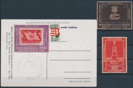 1948 Magyar Szabadságharcos Szövetség 2 Db Levélzáró + Képeslap 2 Db... - Non Classés