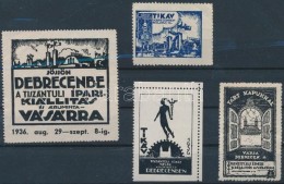 1935-1936 Debreceni Vásár és Kiállítás 4 Db Klf... - Non Classés