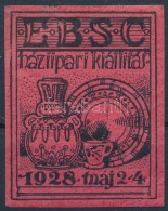 1928 E.B.S.C. Háziipari Kiállítás Levélzáró - Non Classés