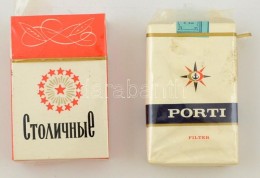 2 Doboz Bontatlan Cigaretta: Porti, Sztolicsnije - Autres & Non Classés
