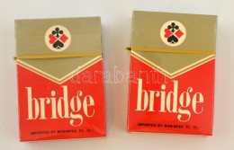 2 Db Bontatlan Csomag Bridge Cigaretta - Autres & Non Classés