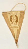 Cca 1950 Ujpest Dózsa SC Sportzászló, Megviselt állapotban, 21x13 Cm. - Autres & Non Classés