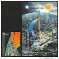 South Africa - 2001 Round The World Yacht Race Set (**) # SG 1363-1364 , Mi 1416 & Block 85 - Neufs