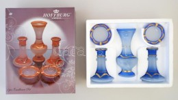 Hoffburg Vienna Asztali Készlet ( 5db), Kézzel Festett Aranyozással, Eredeti Dobozában,... - Verre & Cristal