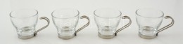 Fidenza Oslo Espresso 4 Db Csésze Készlet, Eredeti Dobozában, Hibátlan, M:5 Cm... - Verre & Cristal