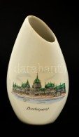 Budapest Parlamentet ábrázoló Aquincum Porcelán Vázácska 11 Cm. Jelzett,... - Otros & Sin Clasificación