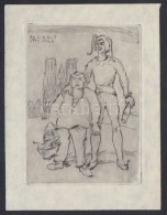 Rudolf Koch (1876 -1934): Ex  Libris Otto Holl, Rézkarc, Papír, Jelzés Nélkül,... - Autres & Non Classés