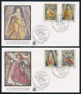 1995 700 éves A Loreto-i 'Casa Sancta' Bazilika Sor 2 Db FDC-n Mi 1136-1139 - Otros & Sin Clasificación