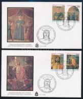 1992 Piero Della Francesca, Festmények Sor 2 Db FDC-n Mi 1060-1063 - Otros & Sin Clasificación