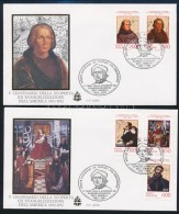 1992 Amerika Felfedezésének 500. évfordulója Sor 2 Db FDC-n Mi 1051-1055 - Otros & Sin Clasificación