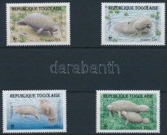 ** 1987 WWF: Lamantin Sor Mi 2042-2045 + 4 Db FDC + 4 Db CM (betapadás / Gum Distubance) - Andere & Zonder Classificatie