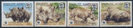 ** 1987 WWF: Orrszarvúk Sor Mi 528-531 + 4 FDC - Otros & Sin Clasificación