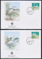 ** 1993 WWF: Kócsagok Sor 4 Db FDC-n Mi 705-708 - Otros & Sin Clasificación