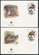 1988 WWF: Hiúzok Sor Mi 1741-1744 4 Db FDC-n - Otros & Sin Clasificación