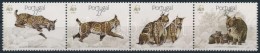 ** 1988 WWF: Hiúzok 4-es Csík Mi 1741-1744 - Autres & Non Classés