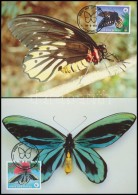 1988 WWF: Pillangó Sor Mi 574-577 4 Db CM-en - Autres & Non Classés