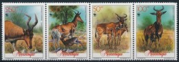 ** 1991 WWF: Antilopok 4-es Csík 1231-1234 - Otros & Sin Clasificación