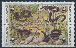 ** 1993 WWF: Kígyó Négyestömb Mi 50-53 + 4 Db FDC + 4 Db CM - Andere & Zonder Classificatie