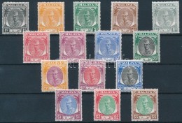 ** Kelantan 1951 Forgalmi 15 érték Mi 49-52, 54-57, 60, 62, 65-69 (1C Foghiba) - Andere & Zonder Classificatie