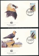 1986 WWF: SaskeselyÅ± Sor Mi 556-559 4 Db FDC-n - Otros & Sin Clasificación