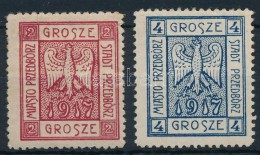 * Przedbórz 1917 Mi 1 A, 2 A - Autres & Non Classés