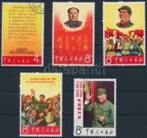 O 1967 Mao Ce-tung Tézisei Sor Mi 977-981 - Autres & Non Classés