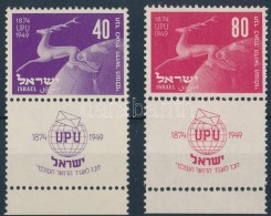 ** 1950 Felvétel Az UPU-ba Tabos Sor / Set With Tab Mi 28-29 - Otros & Sin Clasificación