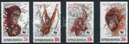 ** 1989 WWF: Orangután Sor Mi 1291-1294 - Otros & Sin Clasificación