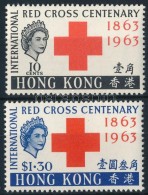 ** 1963 100 éves A Nemzetközi Vöröskereszt Sor Mi 212-213 - Autres & Non Classés