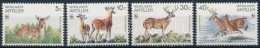 ** 1992 WWF: Fehérfarkú Szarvas Sor Mi 739-742 + 4 FDC + 4 CM - Autres & Non Classés